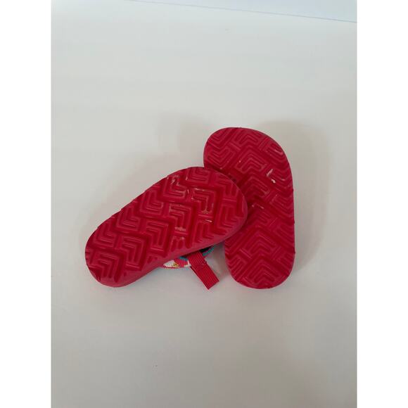 Red Kids Teva Mush Sandlas, Size 5 - Picture 3 of 3